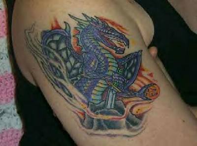 Фото и значение татуировки Дракон ( Удача.Сила.Власть.Мудрость.) 34122775