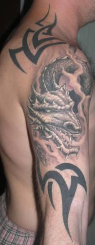 Фото и значение татуировки Дракон ( Удача.Сила.Власть.Мудрость.) 813230825