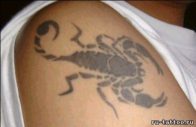 Фото и значение татуировки Скорпион.  ( Защита и Уважение ) 743116570