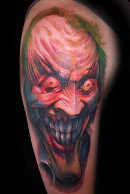Joker's tattoo