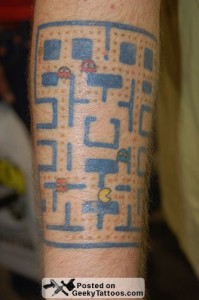 Pacman-tattoo