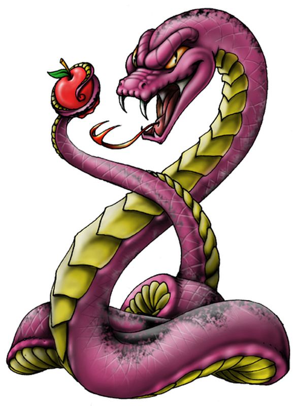 Змей-искуситель татуировка