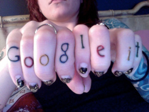  Татуировка Google